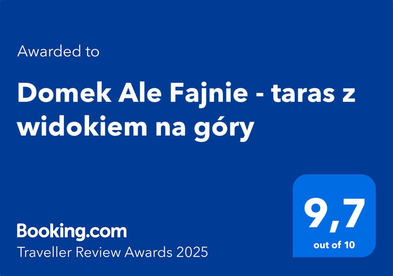 Domek Ale Fajnie - Taras Z Widokiem Na Gory Karpacz Buitenkant foto